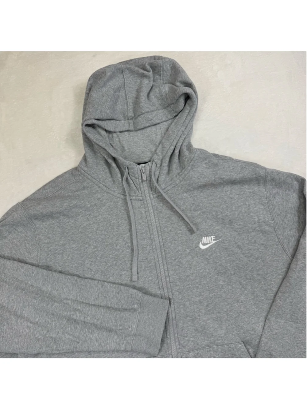 Men's Nike Gray Full Zip Hoodie Sweatshirt XXL Casual Active‎ Wear